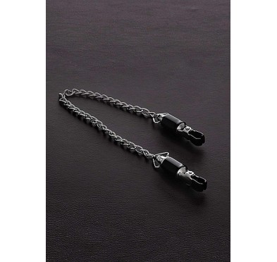 Barrel Tit Clamps with Chain (pair)